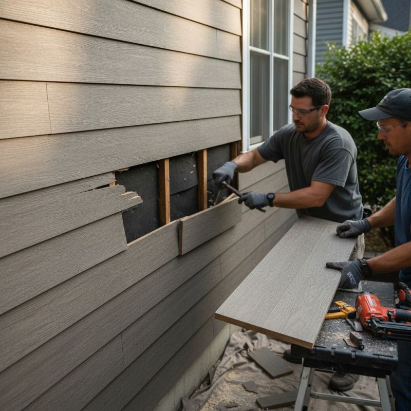 Hardwood Siding Installation